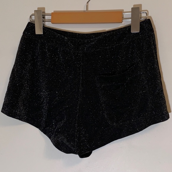 NWT Massimo Nuhi Sparkly Shorts in Black Made in Italy- Size S - Picture 3 of 7